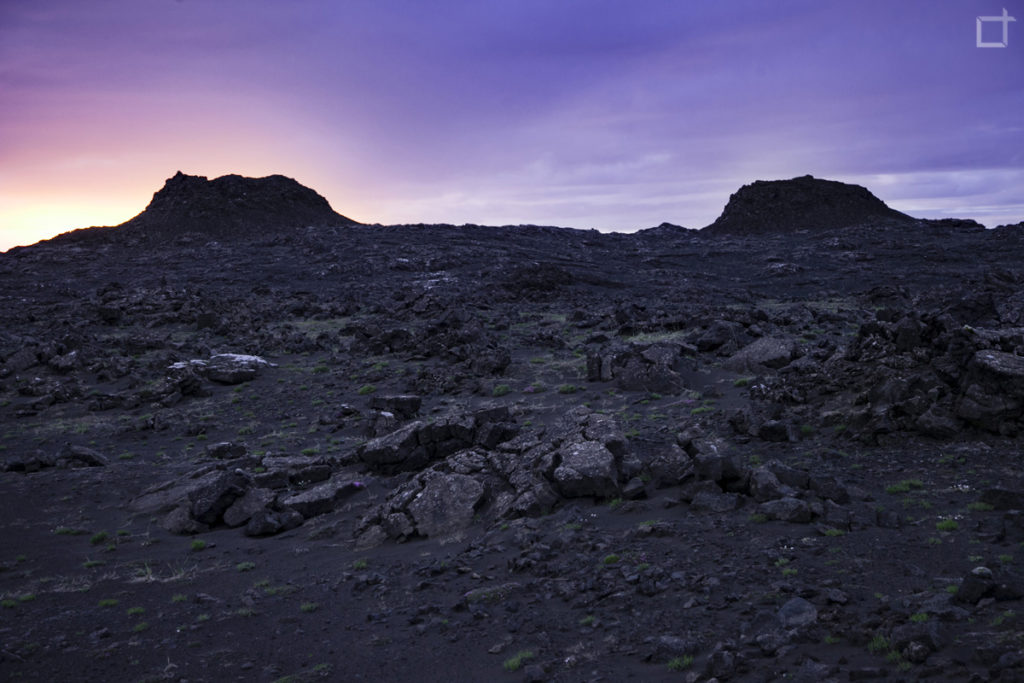 Stampar Vulcani Islanda al Tramonto