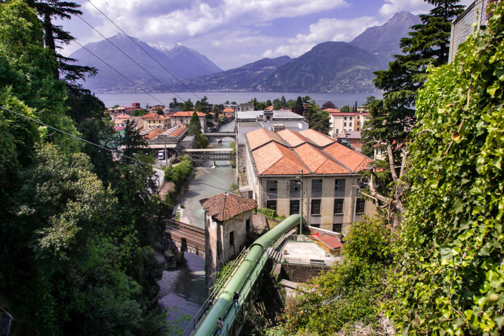Panorama sul paese di Bellano - Lago di Como - Lombardia