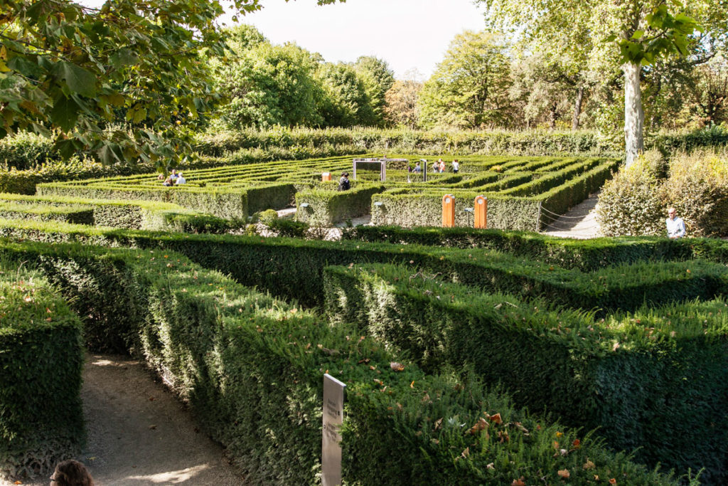 Labirinto nel castello di Schonbrunn