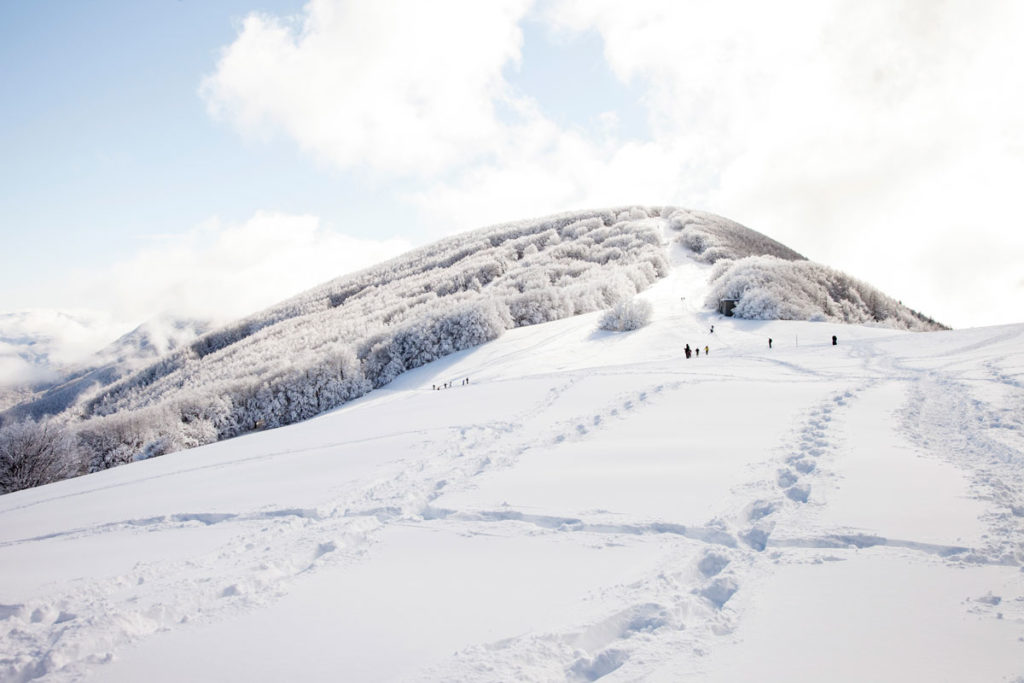 Prati della Burraia - Ciaspolata tra la neve del Casentino