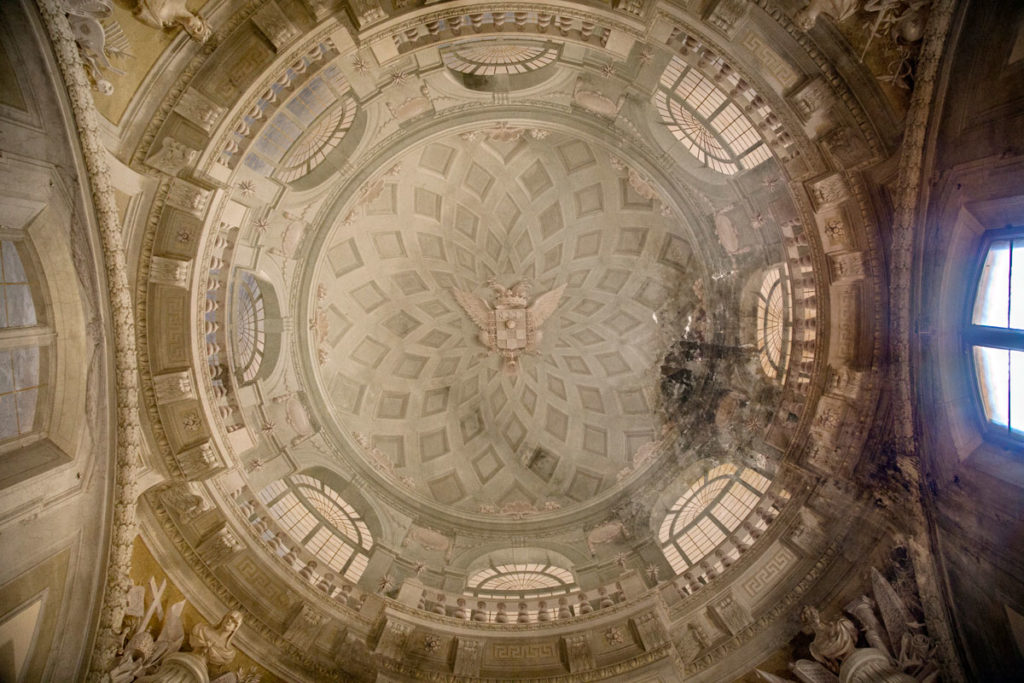 Il soffitto a cupola - Palazzo Pallavicini di Bologna - XIV Secolo