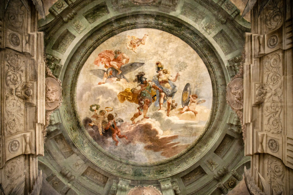 Palazzo Pallavicini di Bologna - Cupola Affrescata