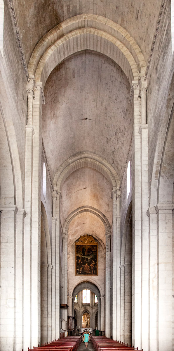 Navata centrale Cattedrale Saint-Trophime di Arles