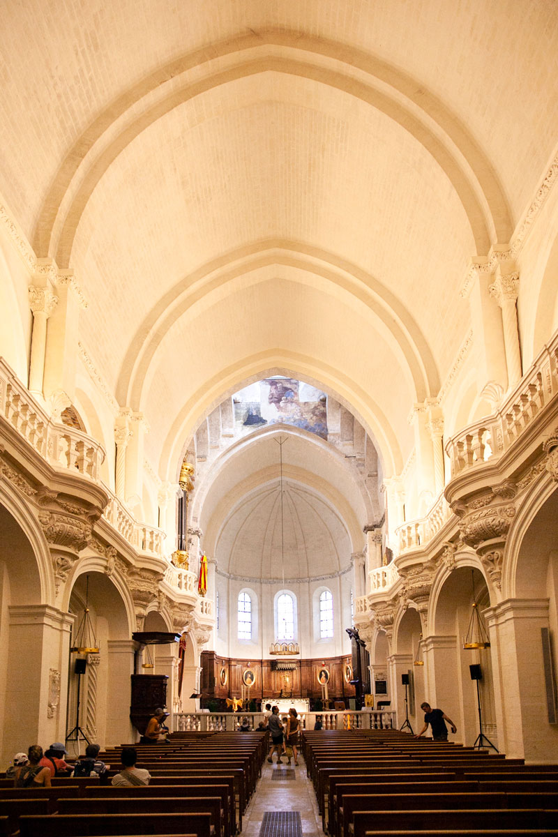 Navata interna del duomo di Notre Dame - Avignone