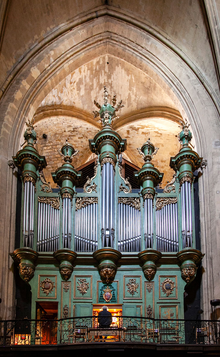 Organo nel duomo di Aix en Provence