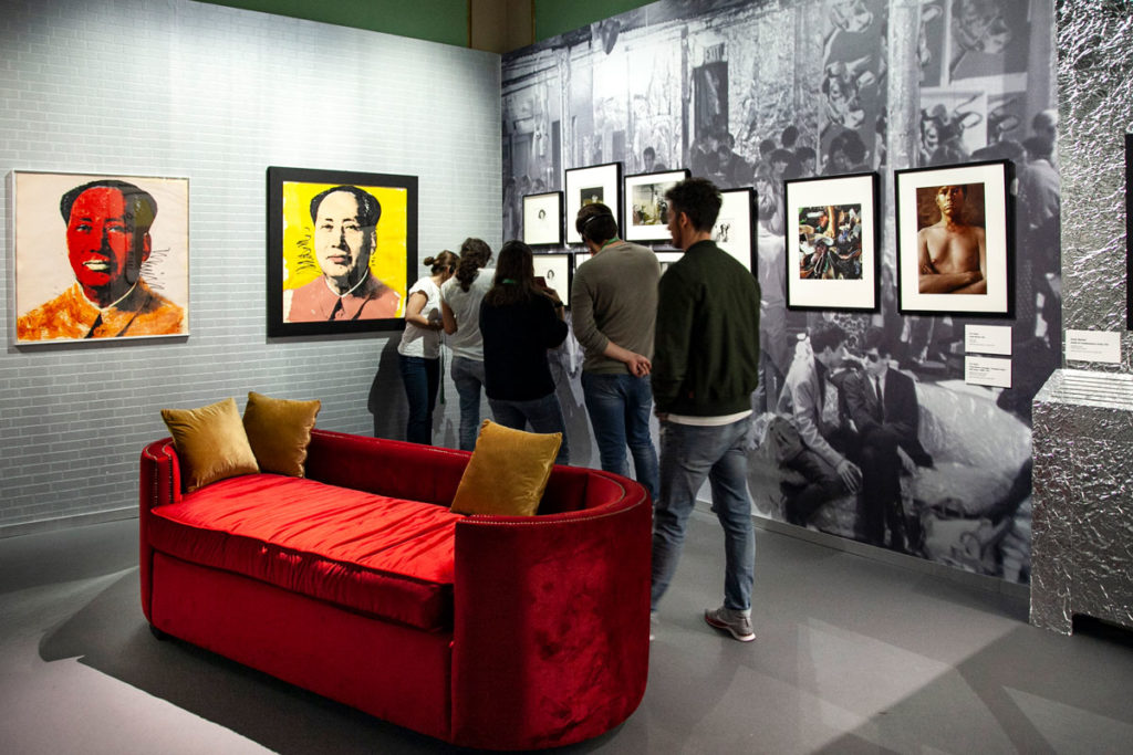 Warhol and Friends - Allestimento mostra Palazzo Albergati Bologna