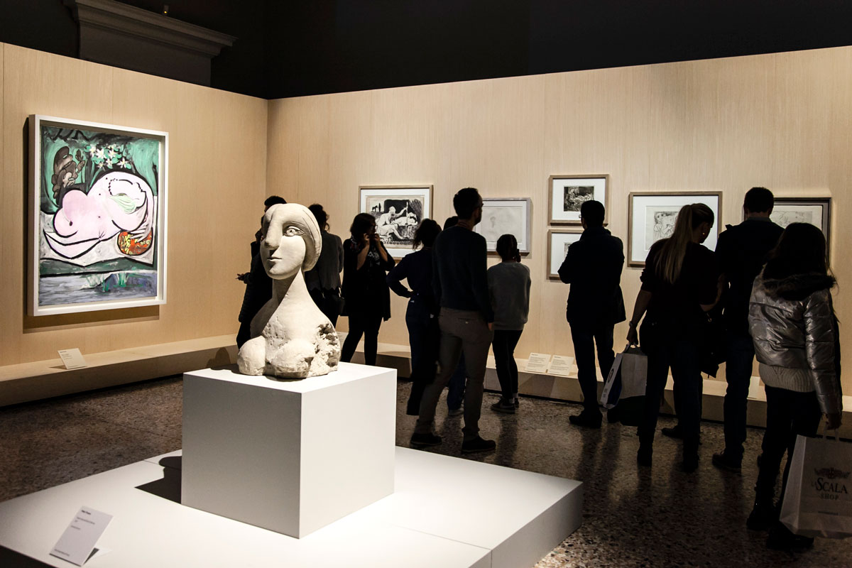 Busto de una mujer - Mostra Picasso Metamorfosi a Palazzo reale di Milano