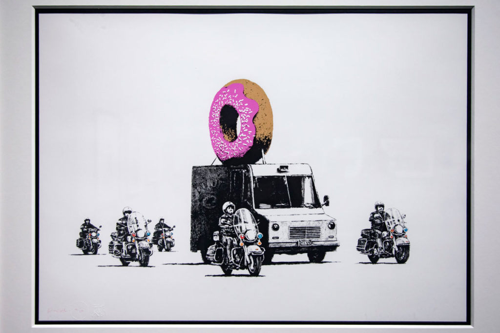 Donut - Serigrafia del 2009 di Banksy