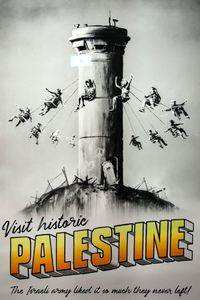 Il rapporto di Banksy con la Palestina