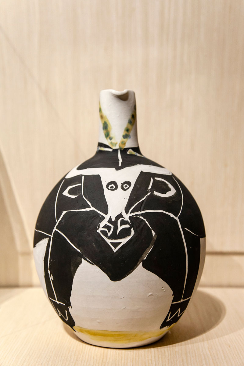 Vaso in ceramica con Toro - Picasso Metamorfosi