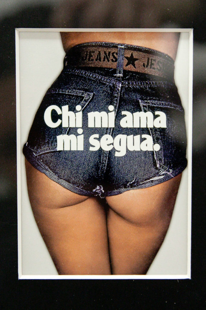 Chi mi ama mi segua - pubblicità di Oliviero Toscani per jeans Jesus