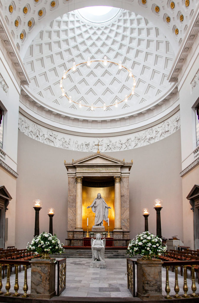 Altare e Cupola Vor Frue Kirke – la Cattedrale di Nostra Signora