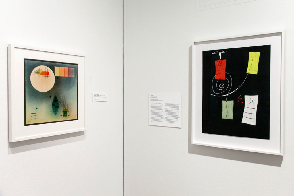 Kandinsky e Miro nella Mostra Through Time