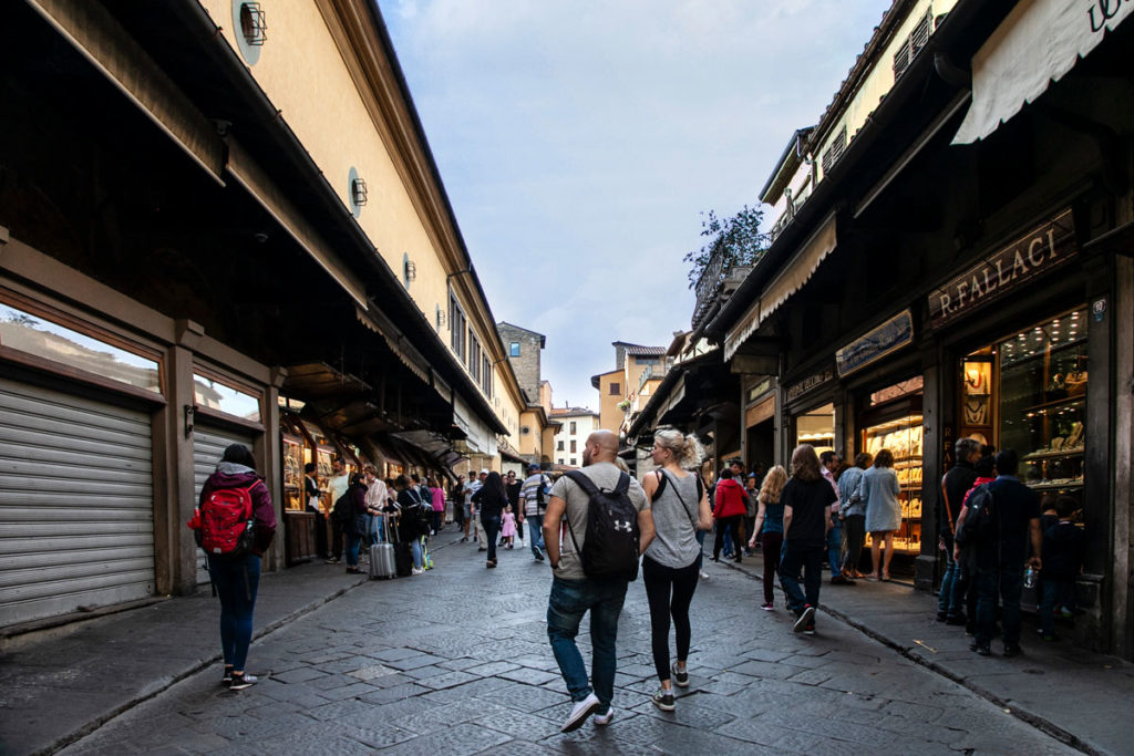 Botteghe Orafe sul Ponte Vecchio e Corridoio Vasariano