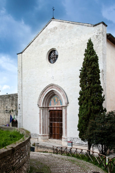 Facciata della chiesa di San Nicolò a Spoleto