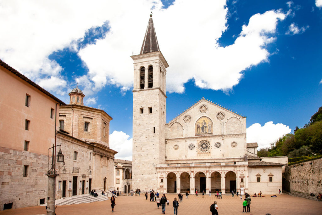 Facciata e Campanile del Duomo di Spoleto
