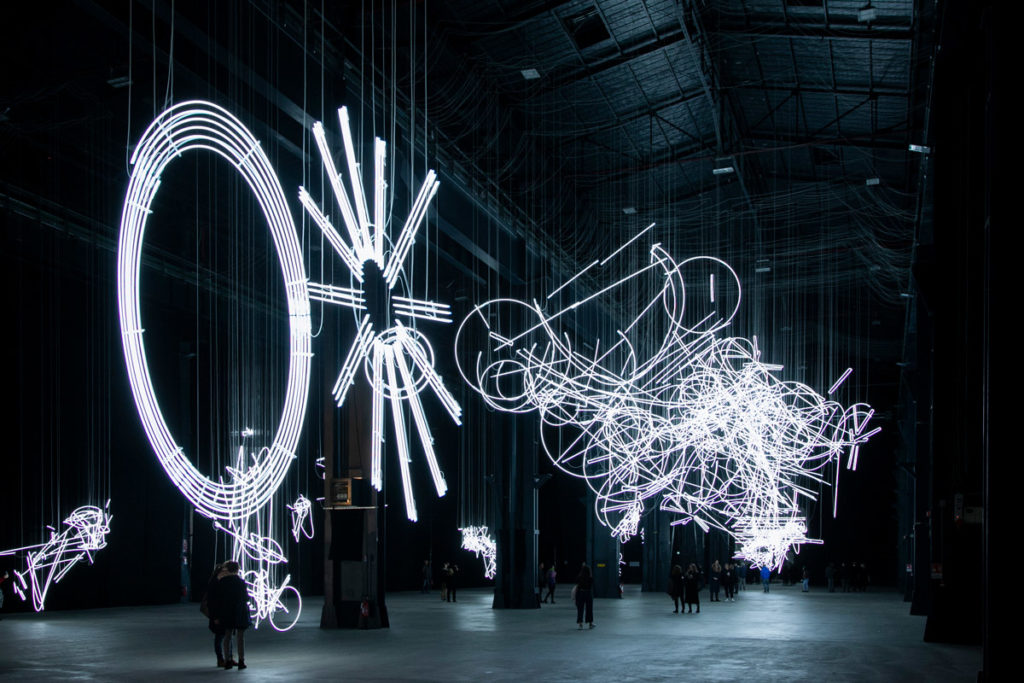 Forms in Space... by Light (in Time) II - Oculist Witnesses e III - Neon Luminosi ad Hangar Bicocca