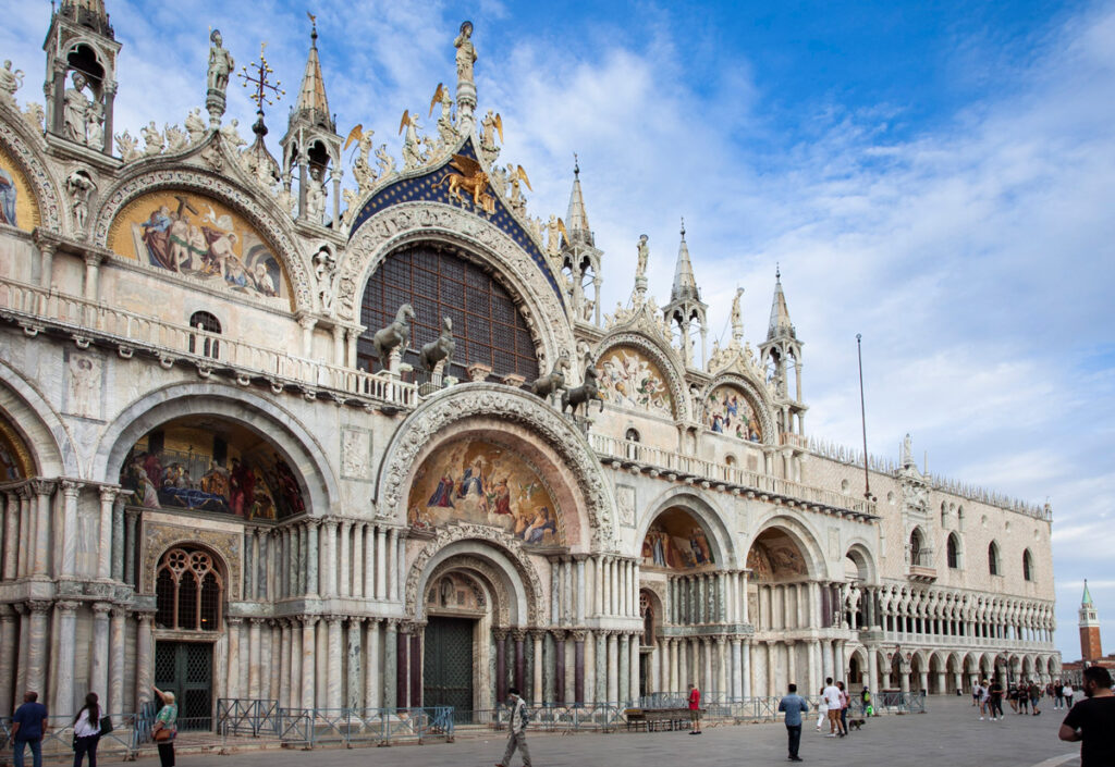 Facciata mosaici e quadriga di San Marco - Venezia