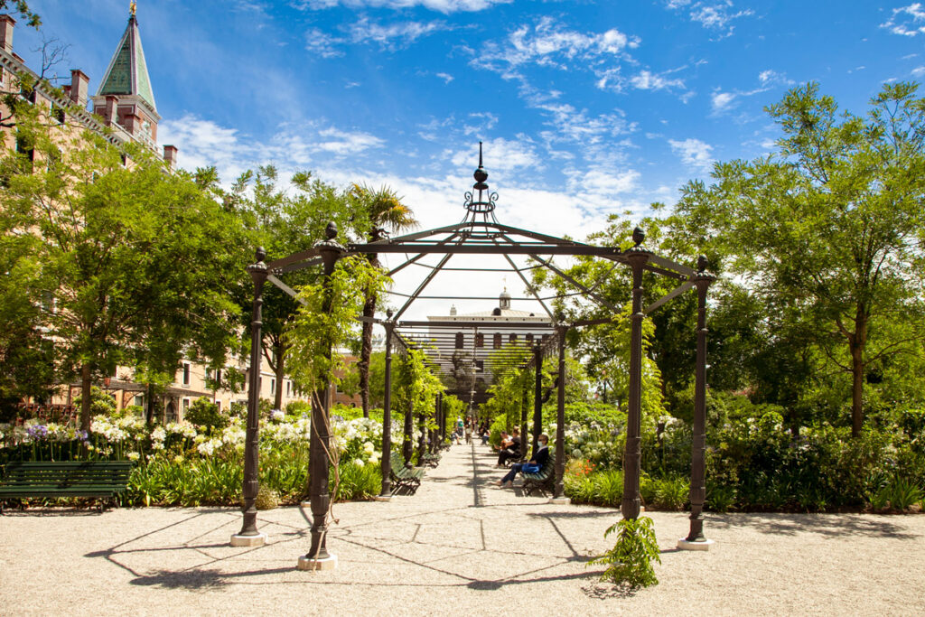 Giardini reali di Venezia vicini a piazza San Marco