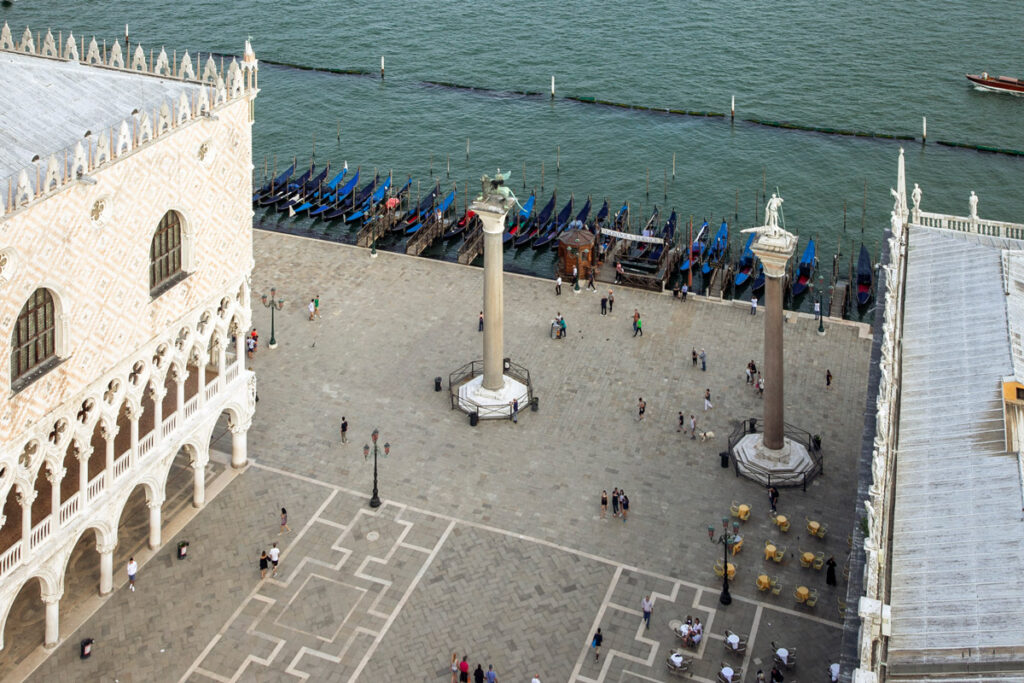 Piazzetta San Marco e colonne in granito