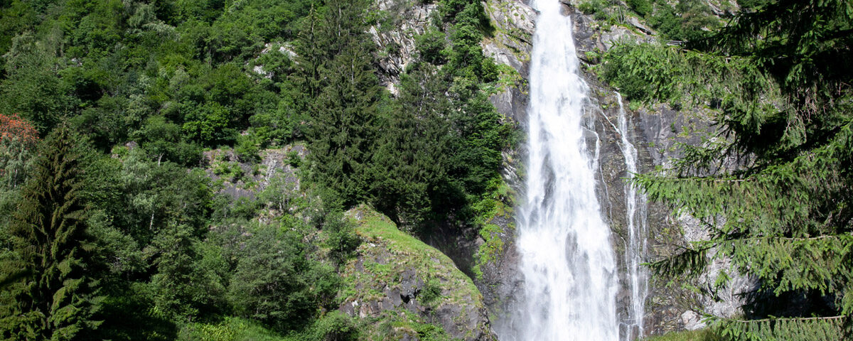Cascata di Parcines in val di Tel - Alto Adige