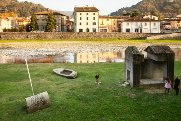 Opere d'Arte sul fiume Bidente nel parco Fluviale Giorgio Zanniboni