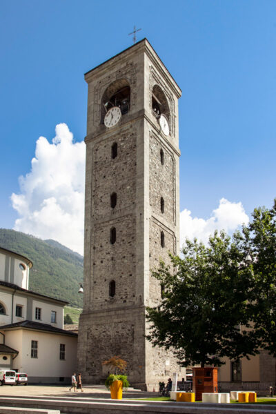 Torre Ligariana su piazza Campello a Sondrio
