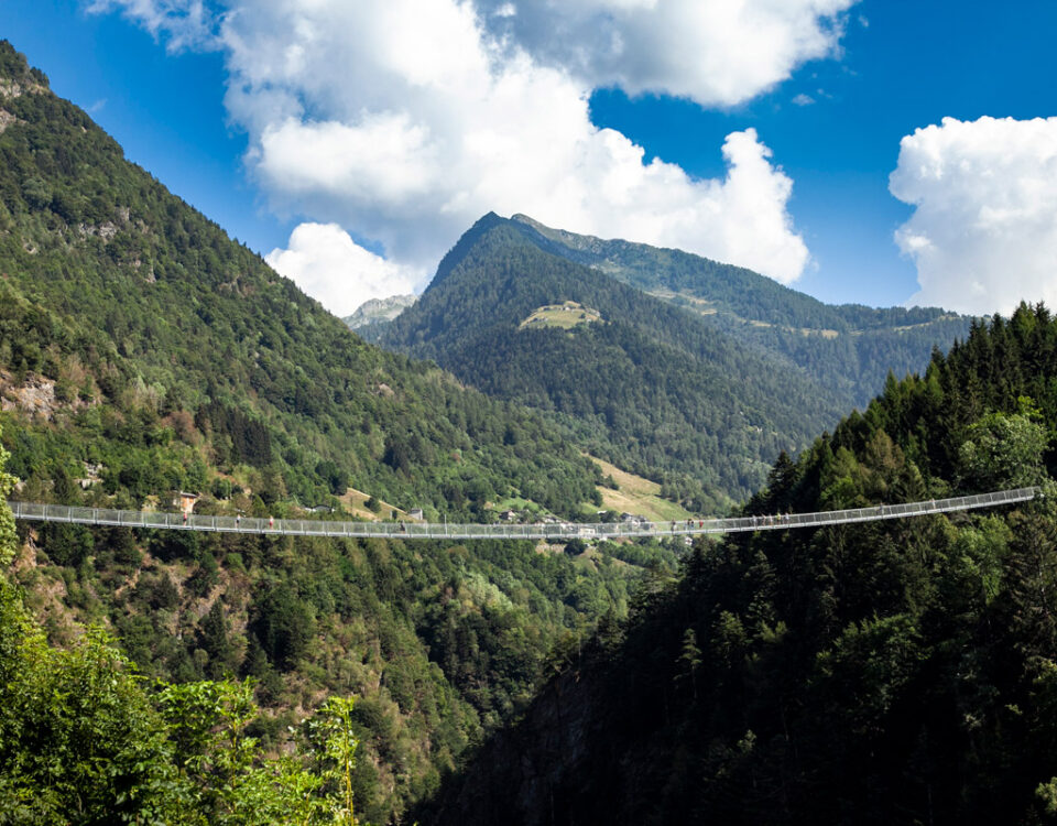 Ponte nel Cielo - Ponte Tibetano in Val Tartano - Valtellina