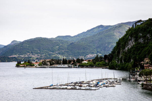 Panorama sul lago di Como dalla via Regina