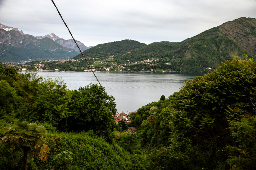 Vista del lago di Como da Rogaro - Frazione di Tremezzo