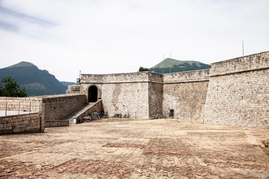 Prima piazza d'Armi della fortezza di Civitella del Tronto