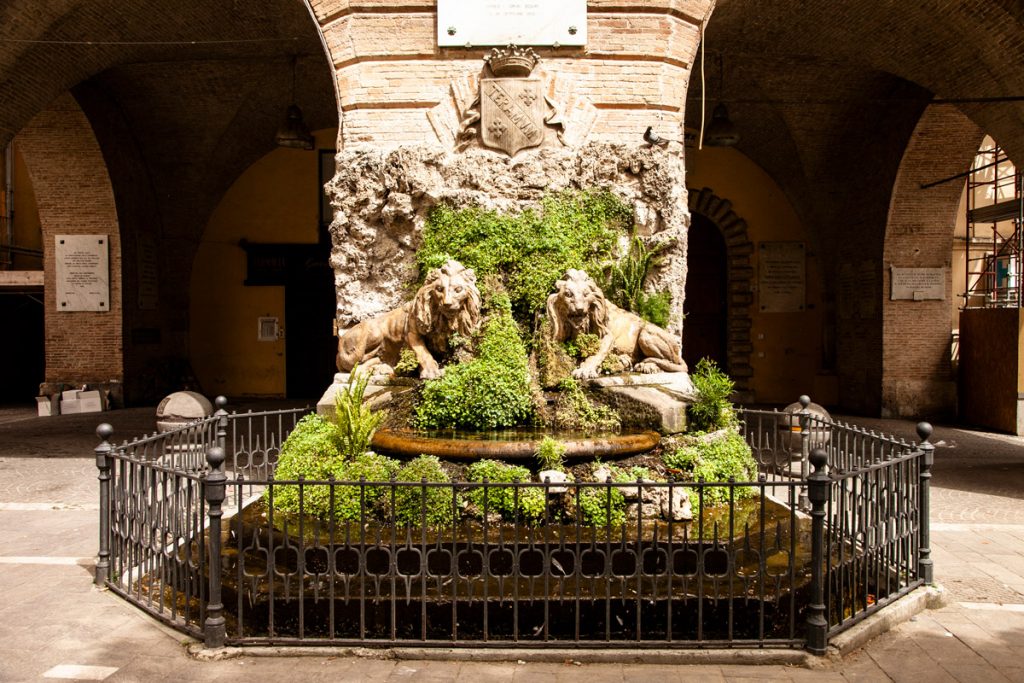 Fontana dei due leoni