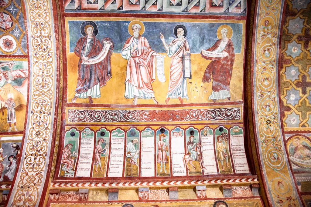 Calendario bominacense - Affreschi oratorio di San Pellegrino