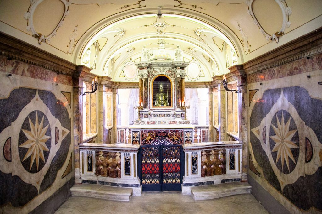 Cappella di San Panfilo dentro la cripta della chiesa di Sulmona