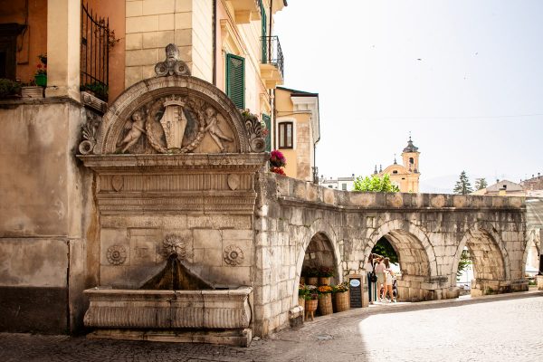 Fontana del Vecchio al termine dell'Acquedotto di Sulmona