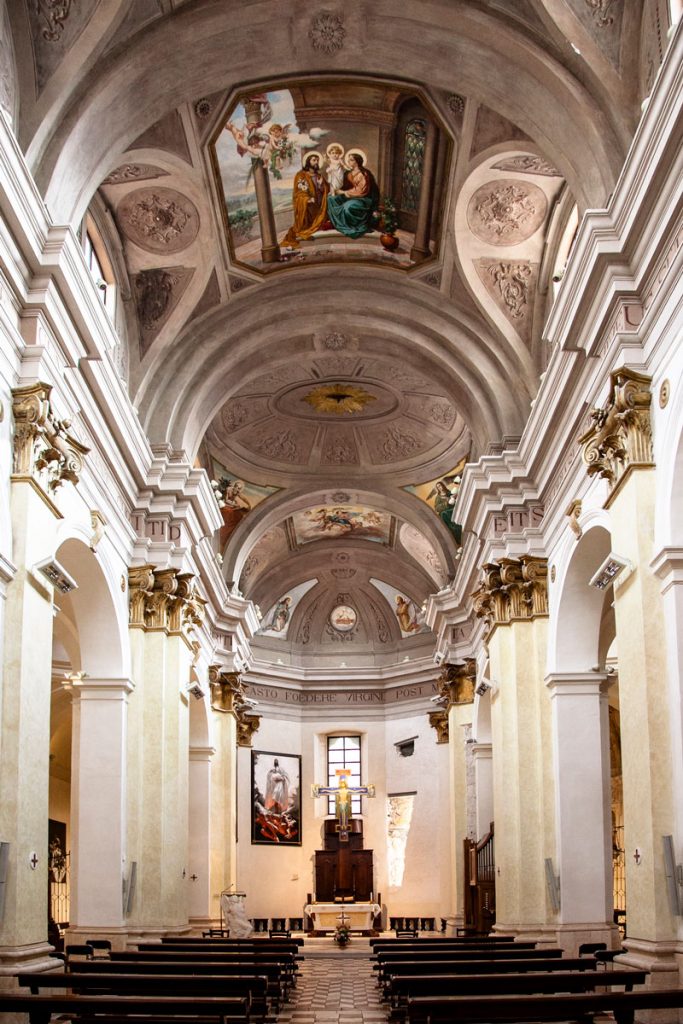 Interni della basilica di San Giuseppe Artigiano