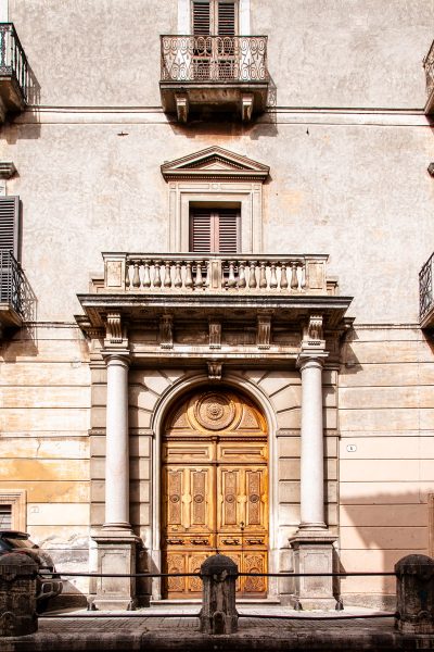 Palazzo di Rienzo a Scanno - Ingresso monumentale