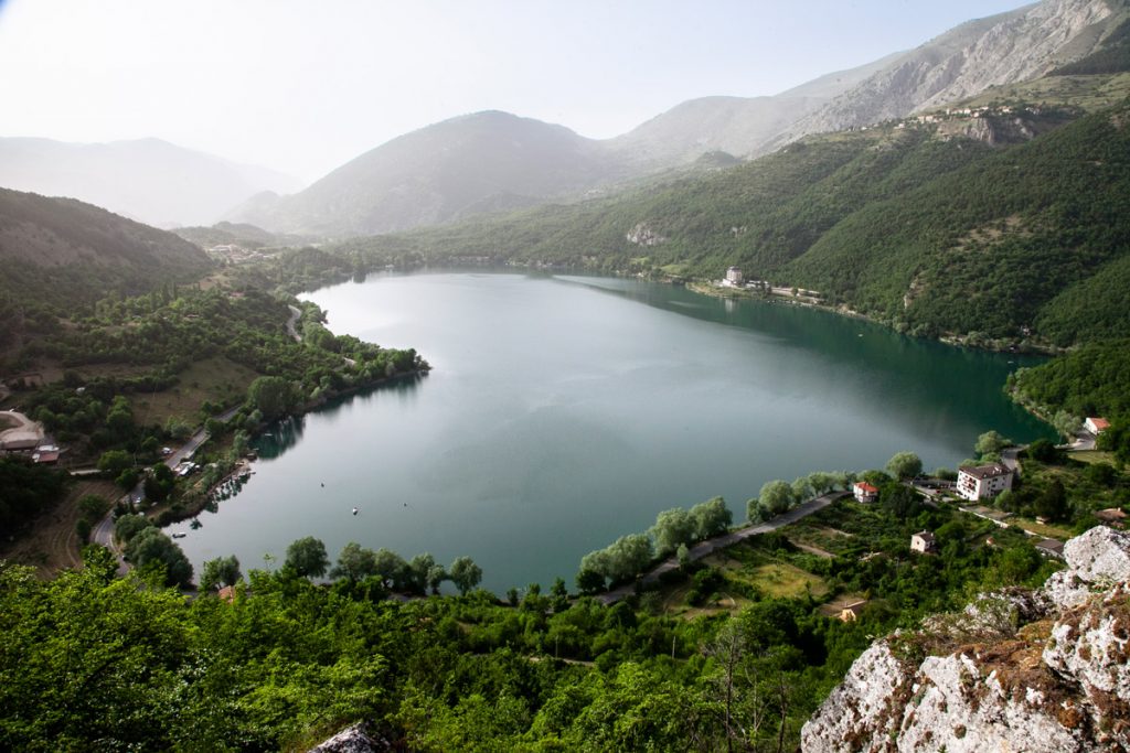 Punto panoramico sul lago di Scanno - Dove vedere il lago a forma di cuore