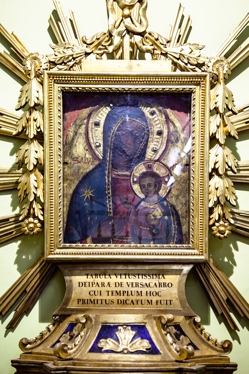 Dipinto della Madonna di Versacarro