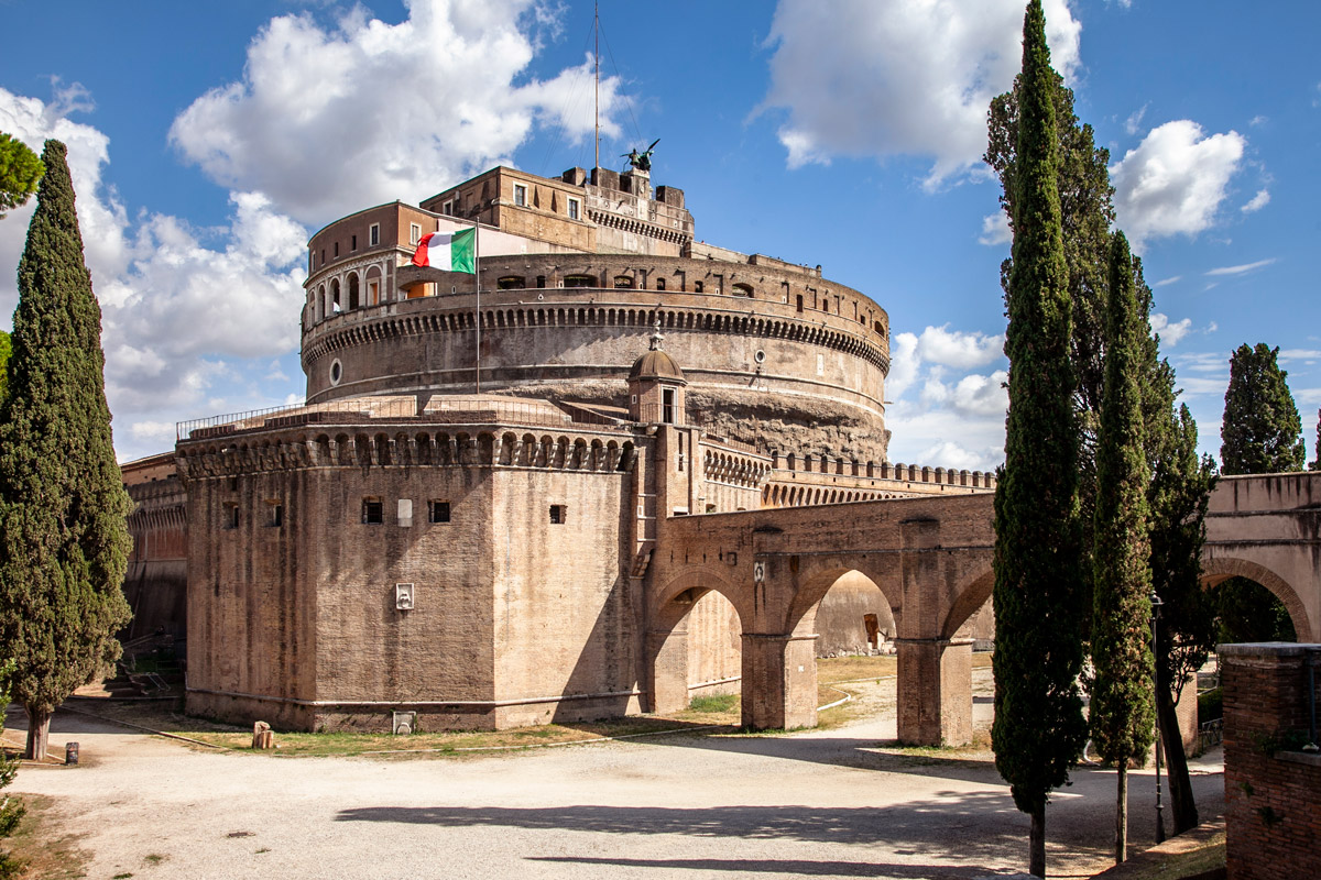 Castel Sant'Angelo collegato al Vaticano per via del Passetto