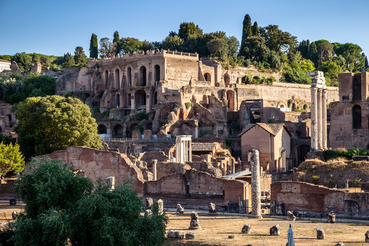 Colle Palatino sui Fori Imperiali di Roma
