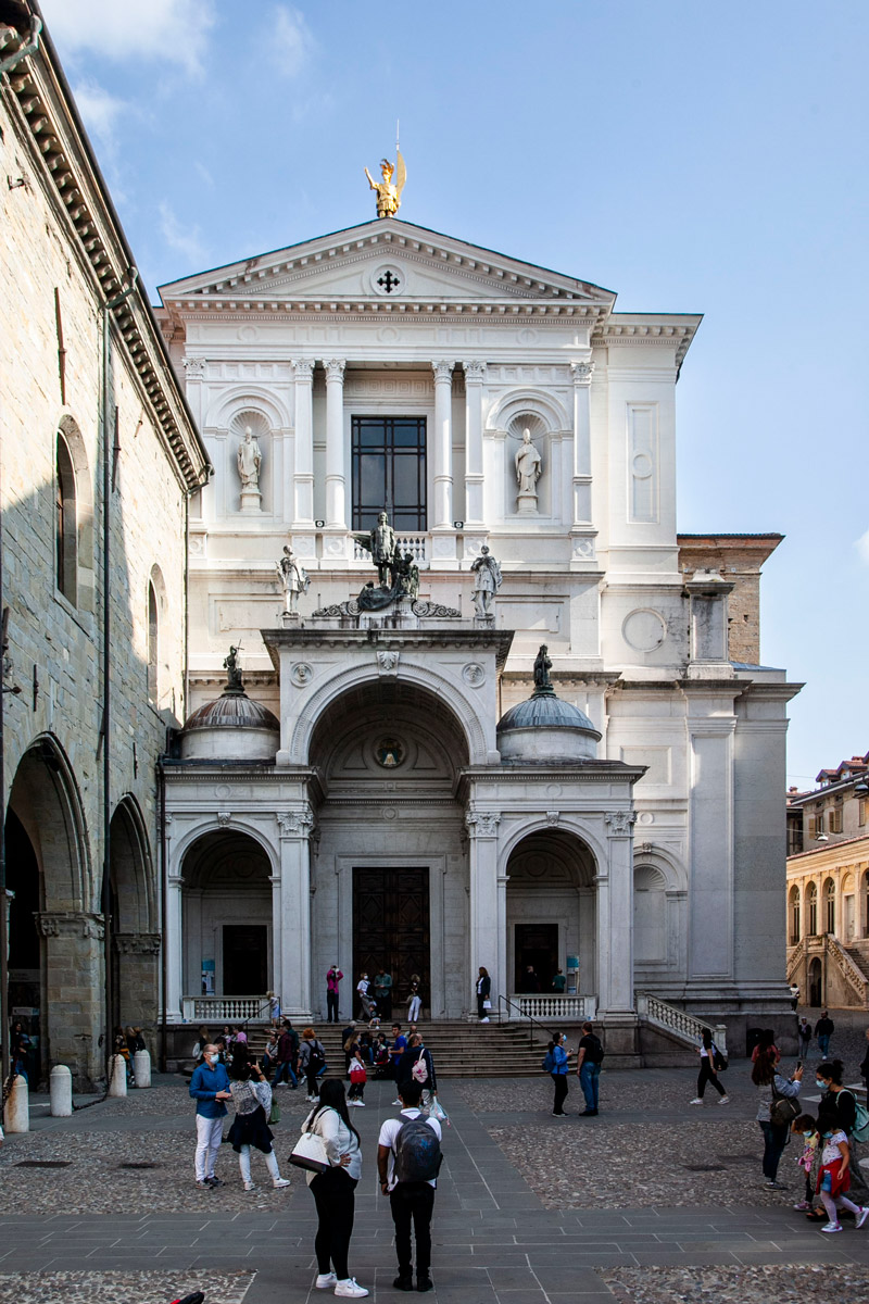 Facciata del Duomo di Bergamo - Cattedrale di Sant'Alessandro