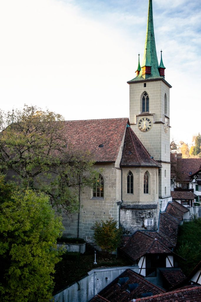 Nydeggkirche costruita sui resti del castello di Berna