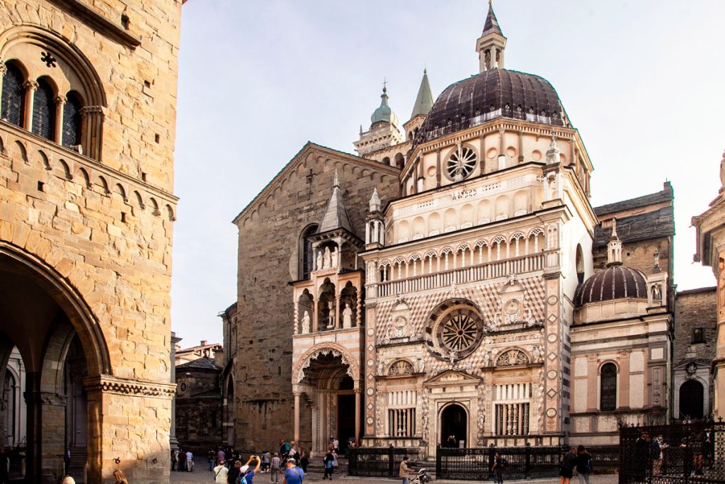 Piazza Duomo e la Cappella Colleoni