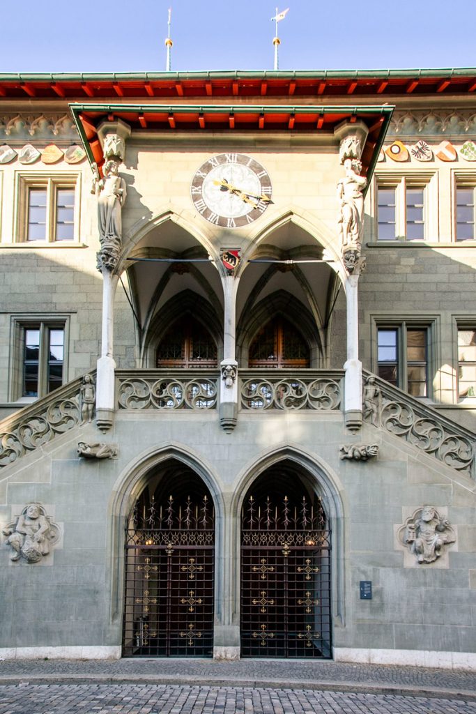 Scalinata esterna del Municipio di Berna
