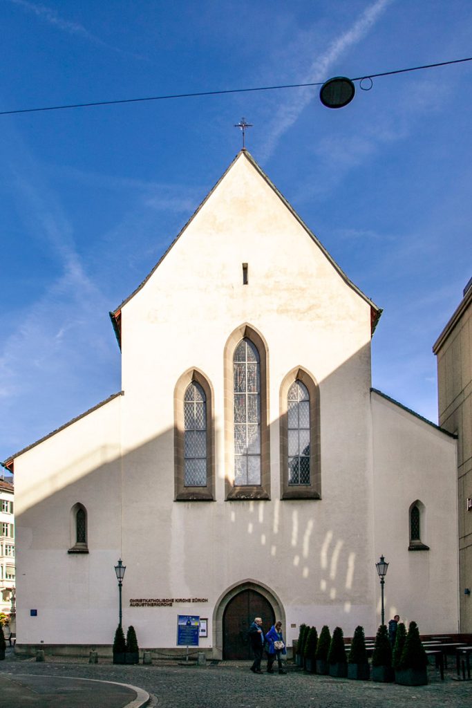 Facciata della Augustinerkirche - Zurigo