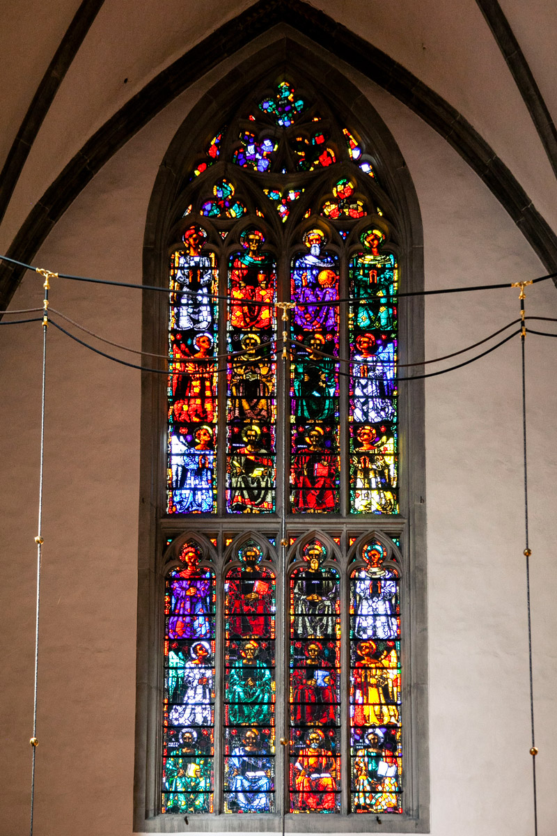 La vetrata di Giacometti - Il paradiso celeste