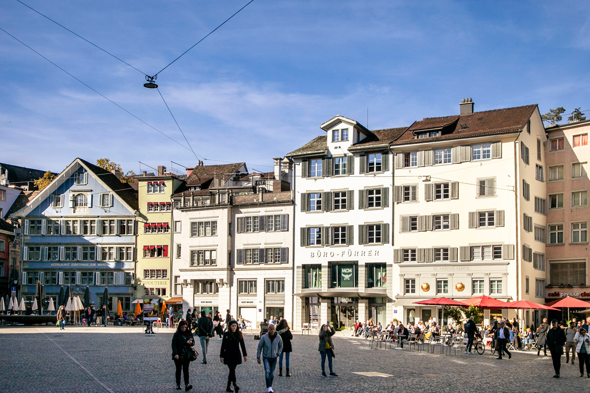 Piazza Munsterhof di Zurigo