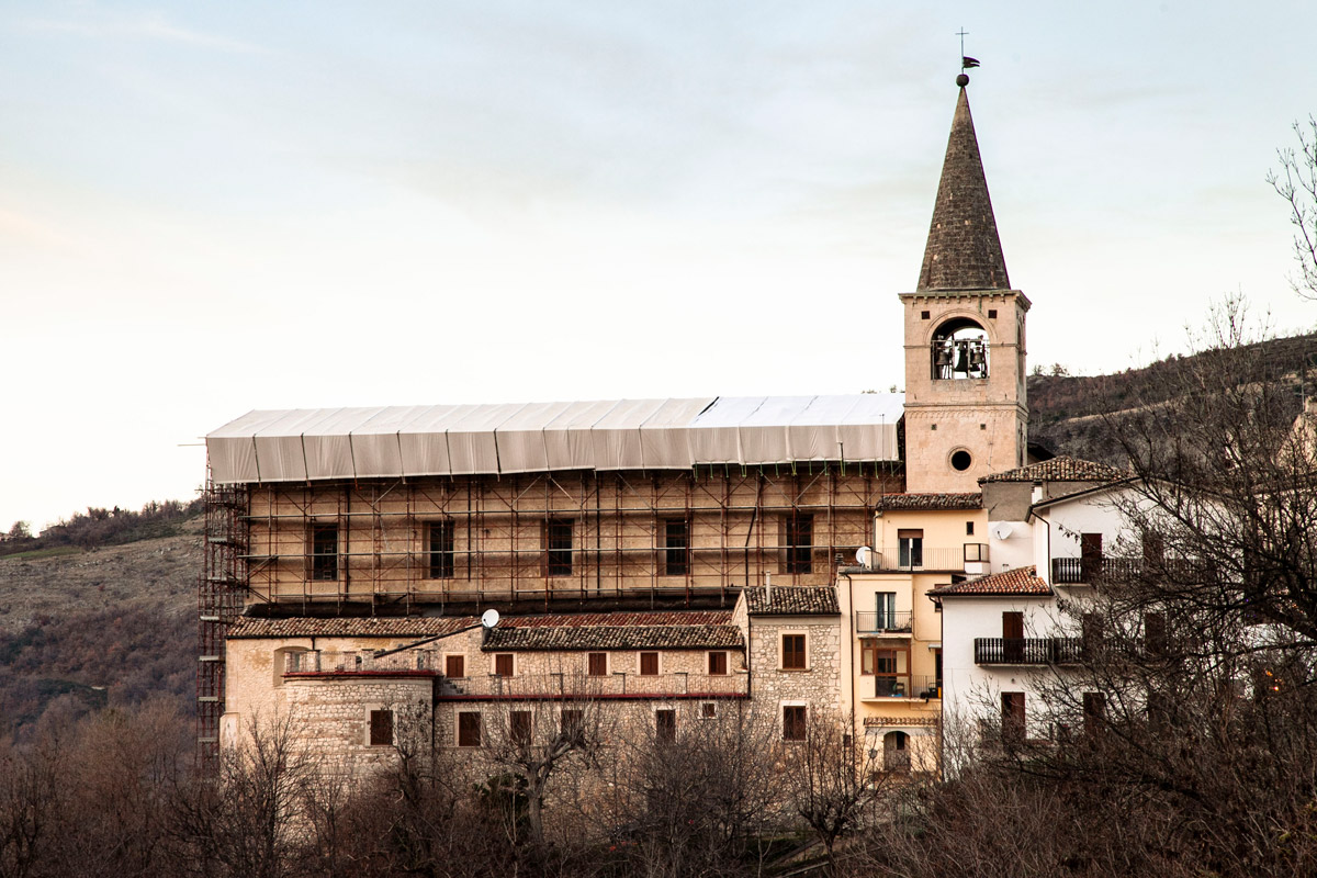 Chiesa e campanile di Santa Maria Maggiore a Caramanico Terme