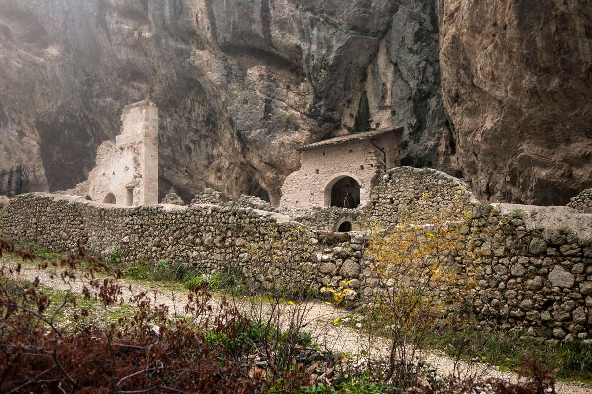 I resti del monastero di San Martino risalente al IX secolo